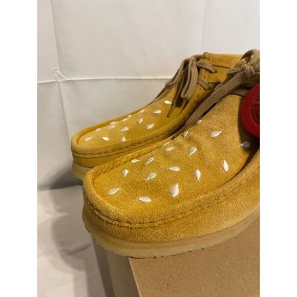Clarks x Vandy Cheeseburger Size 10 Men's Wallaby Boot Shoes RARE - Picture 4 of 11